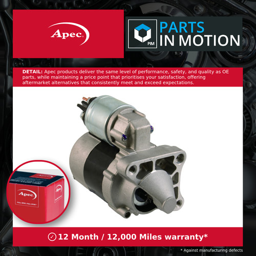 Starter motor fits - starter, renault