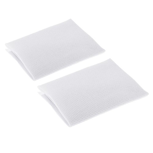 White hand stitch - white,