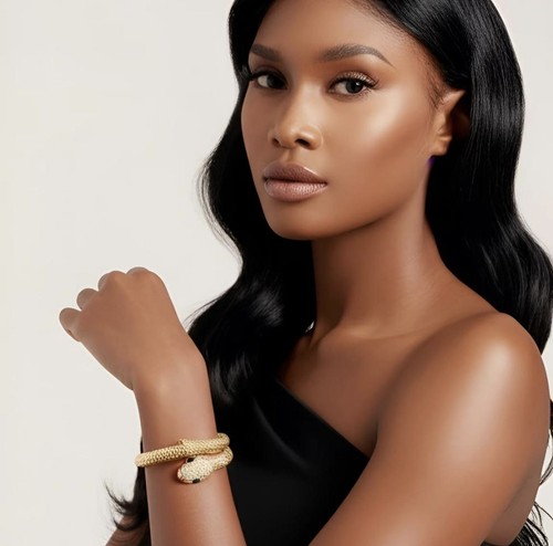 Luxurious snake bracelet - luxurious,