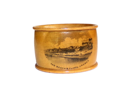 Vintage wooden napkin ring - napkin,