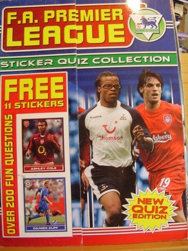 Merlin sticker book a - book, f