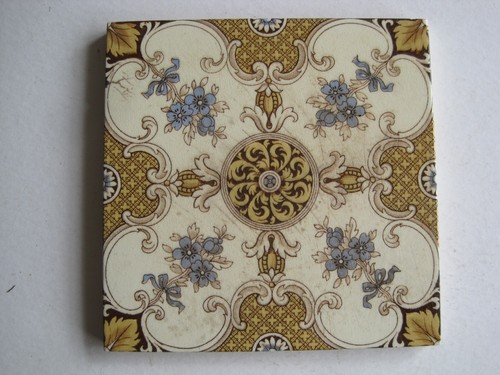 Antique victorian square - victorian, 6"
