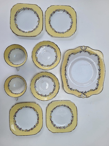 Tuscan bone china tea - bone, set