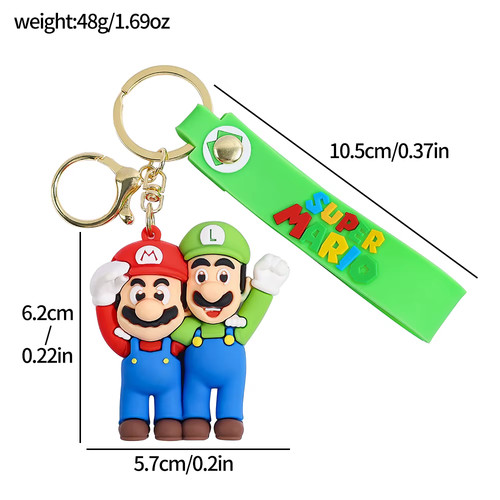 Super mario luigi keyring - mario, &