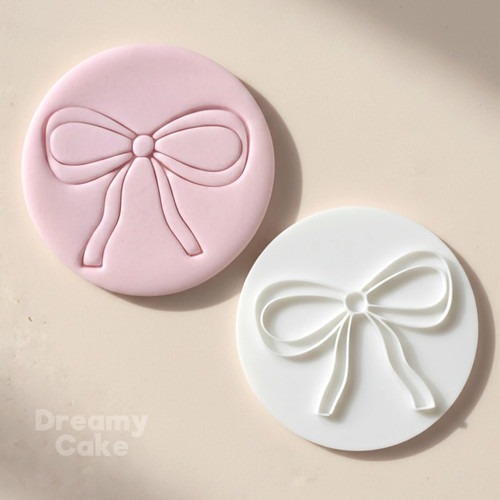 Bow cookie stamp - cookie, elegant