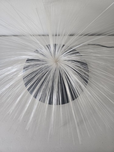 Retro y2k fibre - optic, spinning