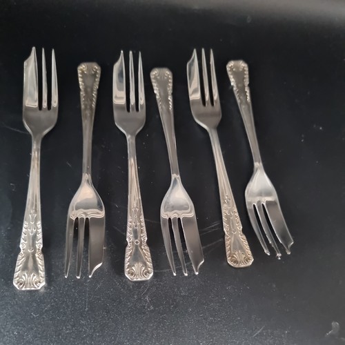 Set silver plated cake - 6,