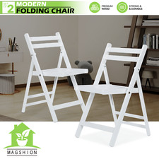 2 PCS Foldable Wooden Chair