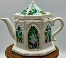 Vintage Wade Teapot English Life Conservatory Ceramic