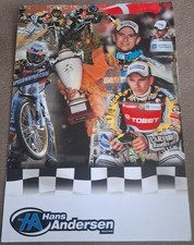  Speedway Autographed Card Hans Andersen