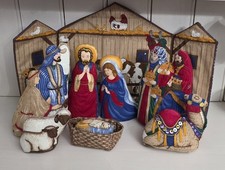 Vintage christmas nativity set - nativity,