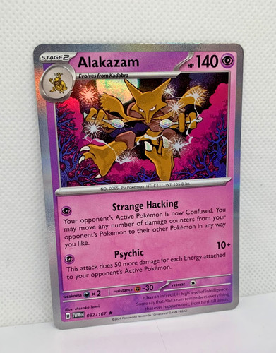 Alakazam holo pokemon card - alakazam,