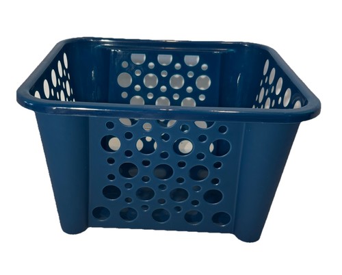 Plastic stackable dark blue - plastic,