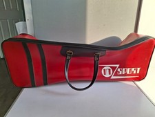 Vintage retro  inz sports Cricket Bag - red Long - Retro Holdall for Restoration