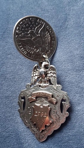 Antique 1892 barber quarter - antique,