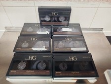 Betamax Video Tape Bundle - 7 x SONY Master HG high grade used blank tapes 