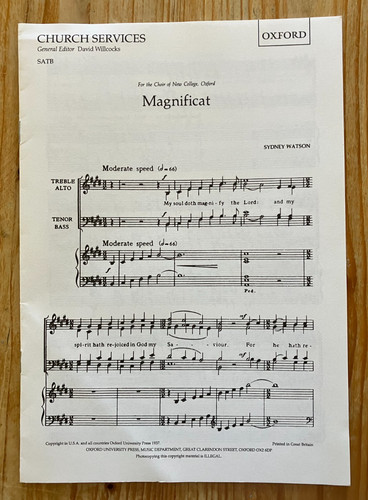 Sydney watson magnificat - magnificat, &