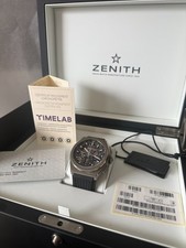 Zenith El Primero Defy 21 Titanium 1/100s Chronograph with Rubber Strap
