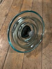 ⚡️ Vintage Antique Glass Large Electric Pylon Insulator 13 inch diameter ⚡️RETRO