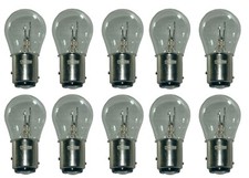 12v 23/8w stop & tail bulb, universal, standard, offset pin - price is for 10