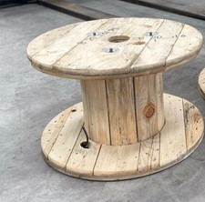 Large Wooden Cable Drum Heavy Duty Reels Upcycled DIY Garden Patio, Furniture2