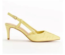 Vince Camuto Yellow Kelten Pointed Sling Back Shoes Size 6 NEW