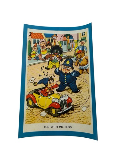 Vintage noddy book cover label - book,