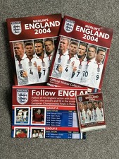 Merlin England Euro 2004 Sticker Album 100% Complete in Hardback Binder + Extras