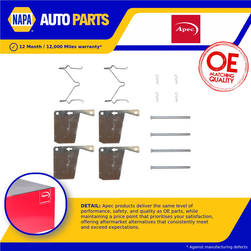 Brake pad fitting kit - kit, fits