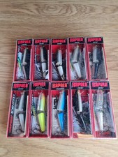 Rapala Vintage original fishing lures x10 rare Jointed 9cm 7g  new / unopened