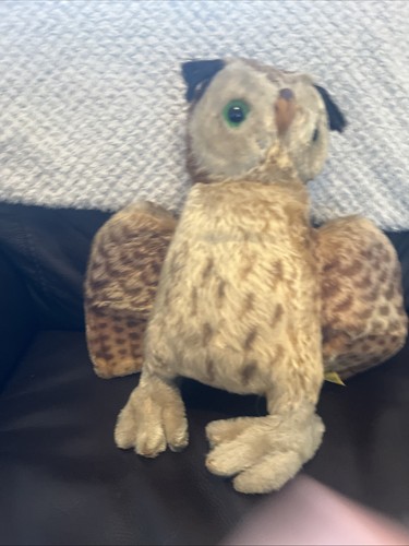 Vintage steiff wittie owl - "wittie",