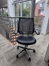 Leather HUMANSCALE LIBERTY office chair. NOT PERFECT CONDITION