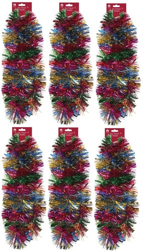 Rainbow tinsel - 2m,