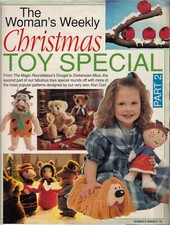 ALAN DART CHRISTMAS TOY SPECIAL SEWING KNITTING PATTERNS #2 FRED MICE FLOREN  M6