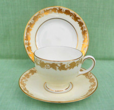 Wedgwood bone china Whitehall tea trio - cup, saucer & side plate - #W4000