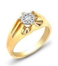 Men's Real Diamond Solitaire