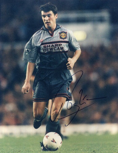 Roy keane signed - photograph,