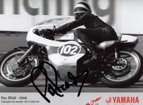 Phil read hand signed 7x5 - phil,