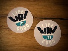 2x HANG LOOSE Stickers Vintage