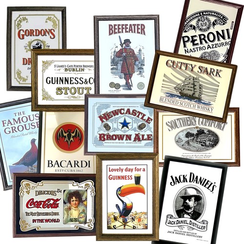 Large wooden framed - large, pub