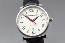 [ w/Box ] Montblanc Time Walker 7210 White Date Automatic Men's Watch From JAPAN