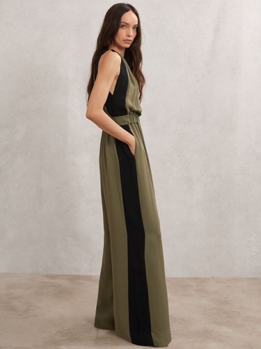 Reiss womens green round neck - reiss,