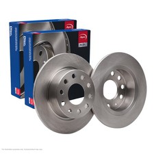 2x APEC Rear Brake Discs For