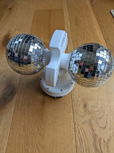 Disco ball light with - ball,