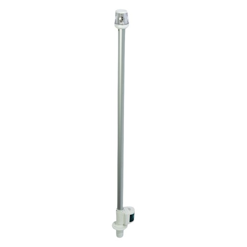 Navigation lights pole - on,
