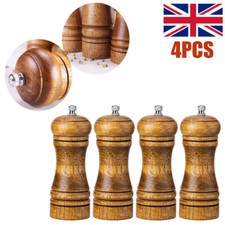 Set of 4 Oak Wooden Manual