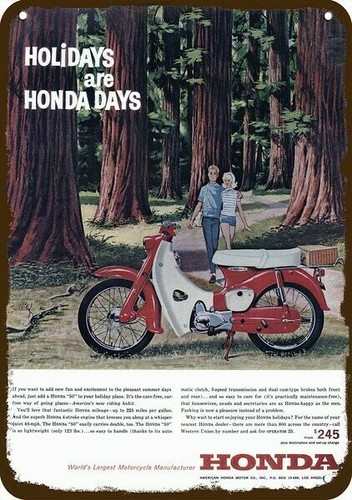 1963 honda motorcycle - honda, 50