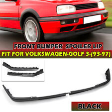 Fit For VW Golf MK3 93-97 Black Front Bumper Spoiler Splitter Lip Valance VR6 UK