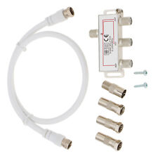 3-Way TV Splitter With