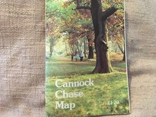 Vintage Cannock Chase Map